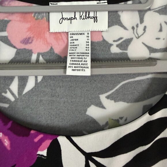 Joseph Ribkoff Floral Print Top - Picture 4 of 4
